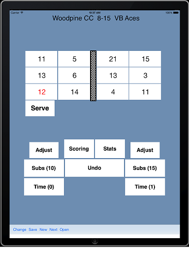 Volleyball ACE and TapRecorder with PracticeStats for Competitive Court Volleyball